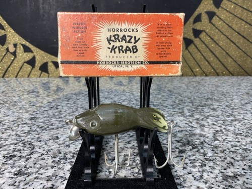Leurre De Pêche Vintage Horrocks-Ibbotson HICO Get Fish - Crankbait Arc-en-ciel