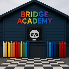 Montessori Preschool Daycare LED Channel Letters Custom Outdoor Storefront Sign