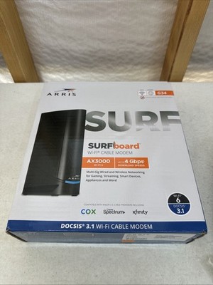 ARRIS (G34) - Cable Modem Router Combo - Fast DOCSIS 3.1 Gigabit WiFi 6