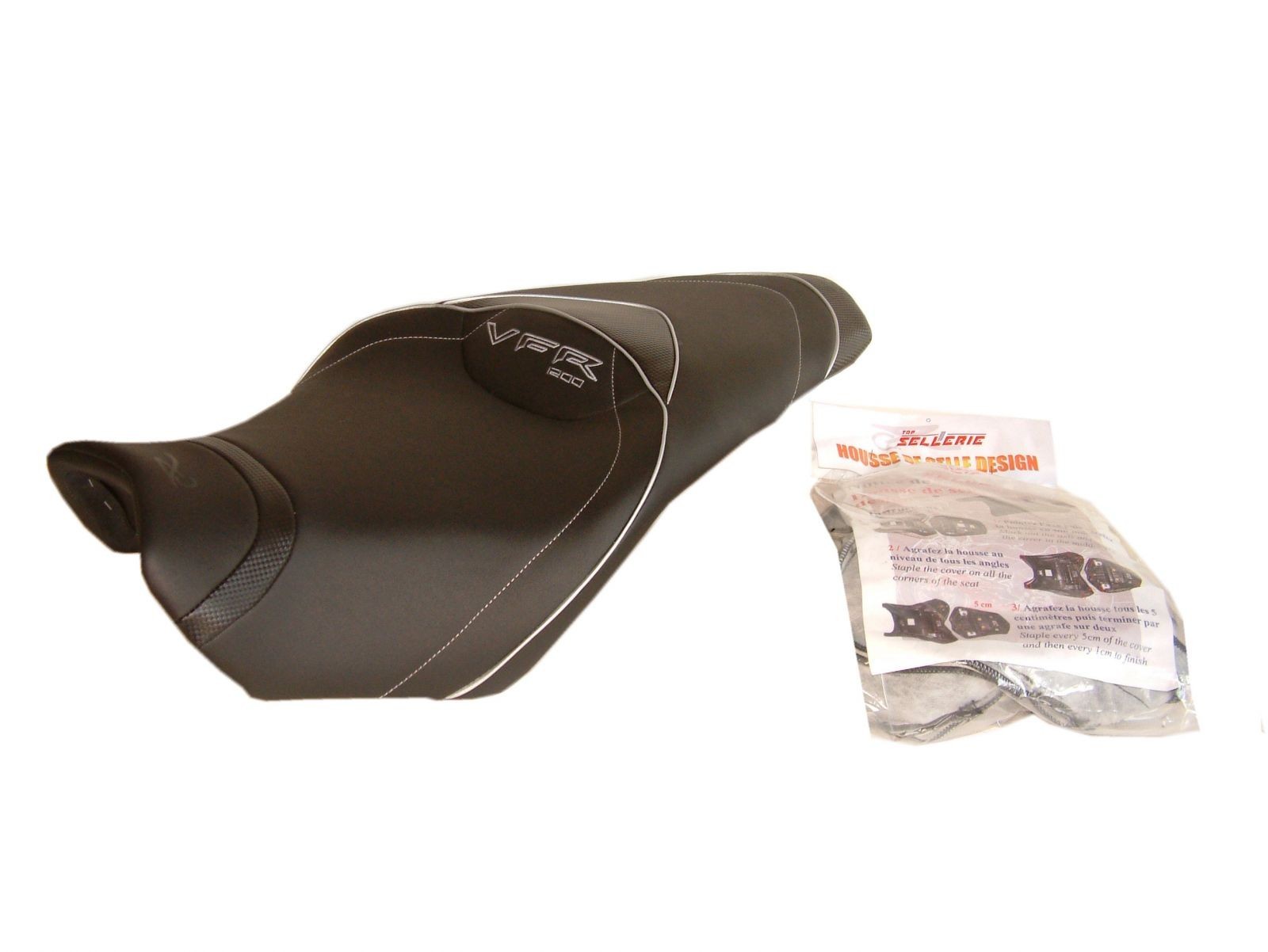 Housse selle moto Honda VFR1200F anti-glisse Top Sellerie France de 2009 à 2017 HSD1944