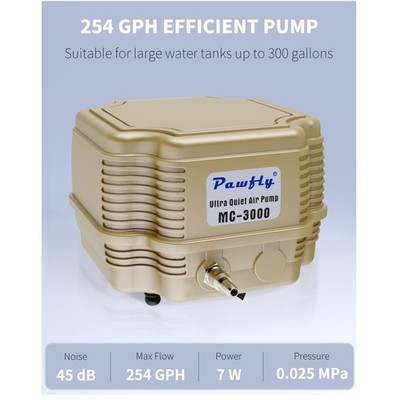Multi-Port Air Pump for Ponds - 300 Gallon Capacity