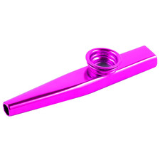 Kazoo Purple Aluminum Alloy with Membrane Flute Diaphragm Mouth Kazoos Musical I