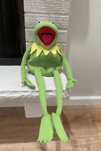 Vintage EDEN Muppets Kermit The Frog 22” Hand Puppet RARE
