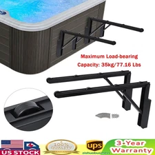 2 Pcs Spa Cover Roller Racks Hot Tub Cover Lifter For SPA Cabinet Free Cover