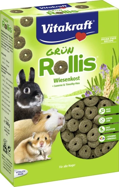 Vitakraft Grün-Rollis® 500 g  Kleintierfutter