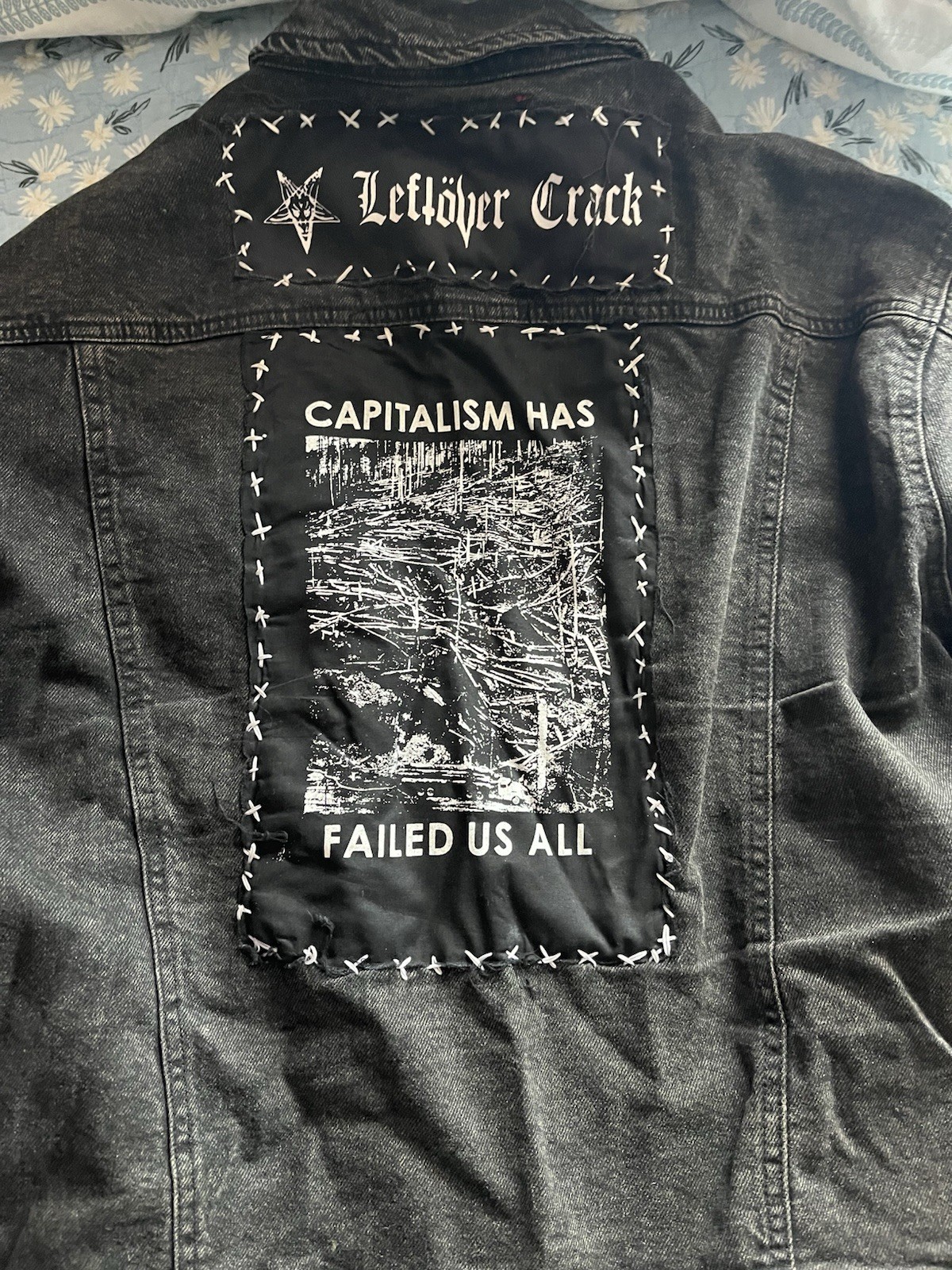 Punk denim jacket - image 2