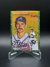 2023 Chrome Platinum Anniversary - #189 - Spencer Strider - Green Toile - #/99