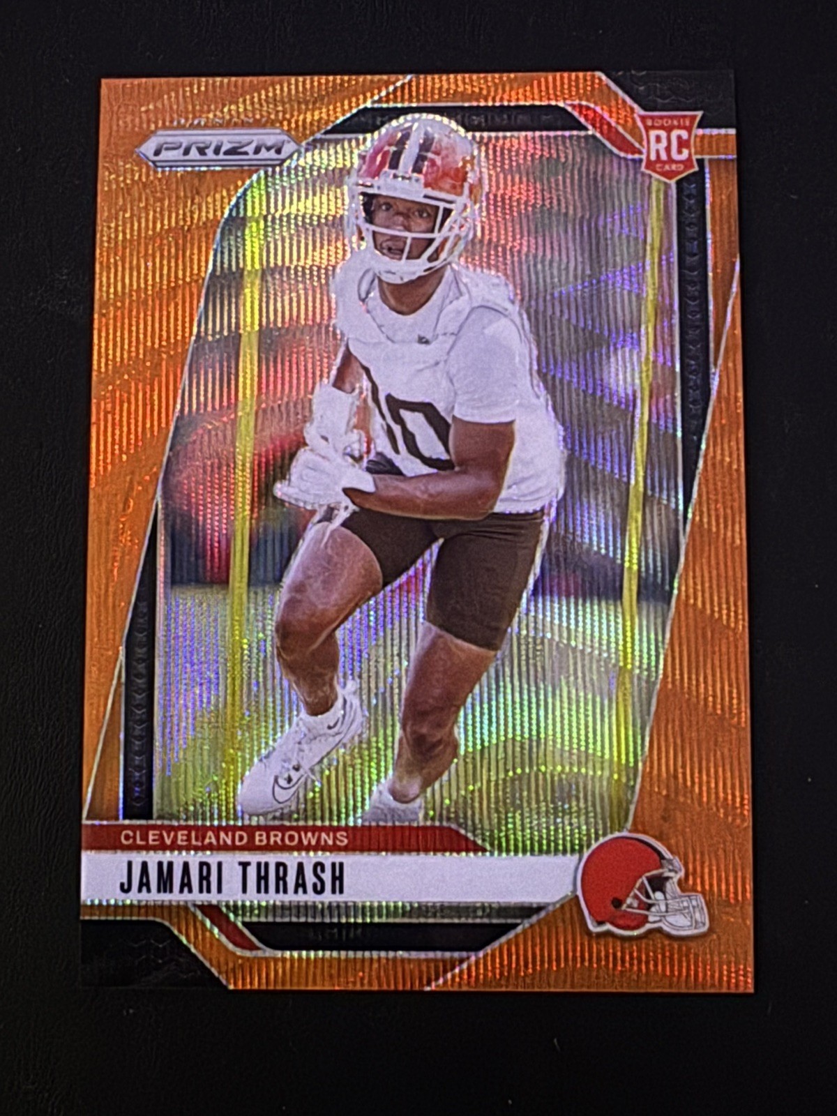 Jamari Thrash Panini Prizm #340 Orange Wave