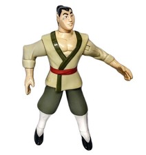 1998 Disney Mulan Li Shang Action Figure McDonalds Happy Meal Vintage PVC Toy