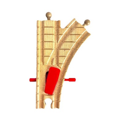 6-inch Action Switch Track Clickity-clack style Vintage Thomas Wooden Rail Track