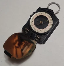 Vintage Marching or Orienteering Compass; German made  1930's-1940's-1950's