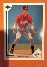 1991 Upper Deck - Top Prospect Chipper Jones #55 (RC)