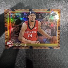 Topps 2025-26 Asa Newell Rookie #273 Atlanta Hawks Basketball Chrome