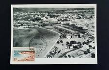 CARTE MAXIMUM 1er JOUR  1944 - ROYAN - Vue aérienne de la plage - FRANCE