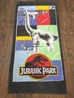 Vintage Jurassic Park Colorblock Cotton Towel Pool Beach Keep Out 1992 29x52 — photo 1