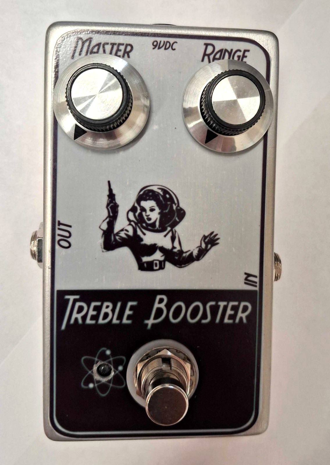 TREBLE BOOSTER Rangemaster Clone+Mods - Pedale per chitarra Boost costruito nel Regno Unito | Funzionamento limitato foto 3