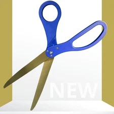 Grand Opening Scissors Blue 25 Inch – Giant Blue Scissors 25'' with Golden Bl...