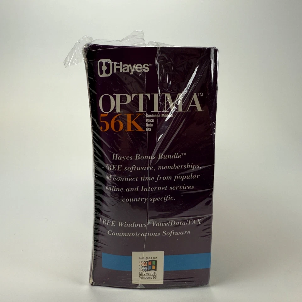 Hayes Optima56K Business Modem Voice Data Fax Factory Sealed - Image 4 of 4