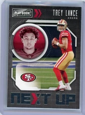 2021 Panini Playbook - Next Up Trey Lance #NXT-TLA (RC)
