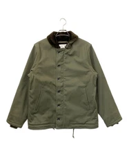HOUSTON Selvedge Duck N-1 Deck Jacket Size: 40 Olive Men 51408