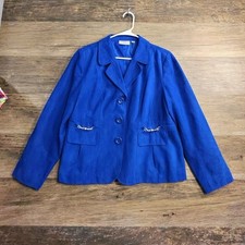 Studio Works Vibrant Blue Blazer Jacket