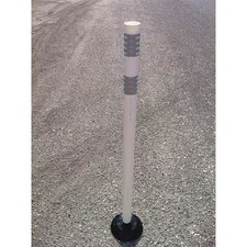 Delineator Post, Hdpe, High-Intensity Prismatic, 48" Height, 48" Length, 2 Lb,