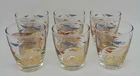 Set of 6 Anchor Hocking Vintage MCM Atomic Rocks Glasses, 4 oz