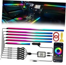 Acrylic Interior Car LED Lights with Dreamcolor 6 ligths one control box