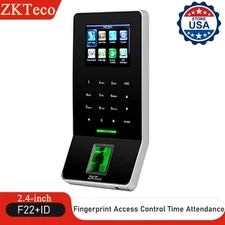 ZKTeco F22 Time Clock Biometric Fingerprint Employees Attendance Machine