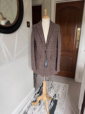 Luisa Cerano Check Jacket Bnwt