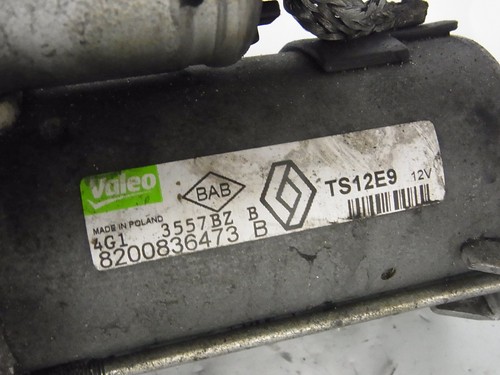 ANLASSER ORIGINAL VALEO DACIA NISSAN RENAULT 1,5dCi Bj. 01- 8200836473 TS12E9 - Bild 2 von 2