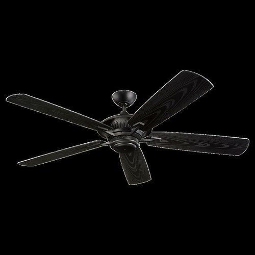 60' Cyclone Outdoor Fan - Matte Black 
