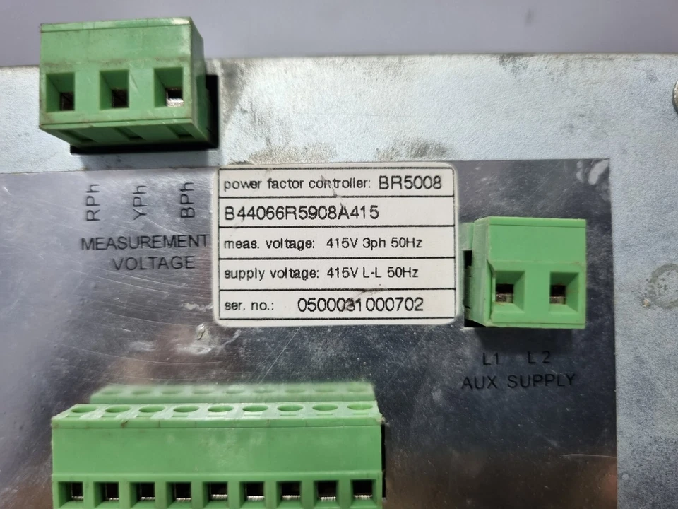EPCOS BR5008 Power Factor Controller 415V 3ph 50Hz Supply 415V L-L 50Hz - Image 4 of 4