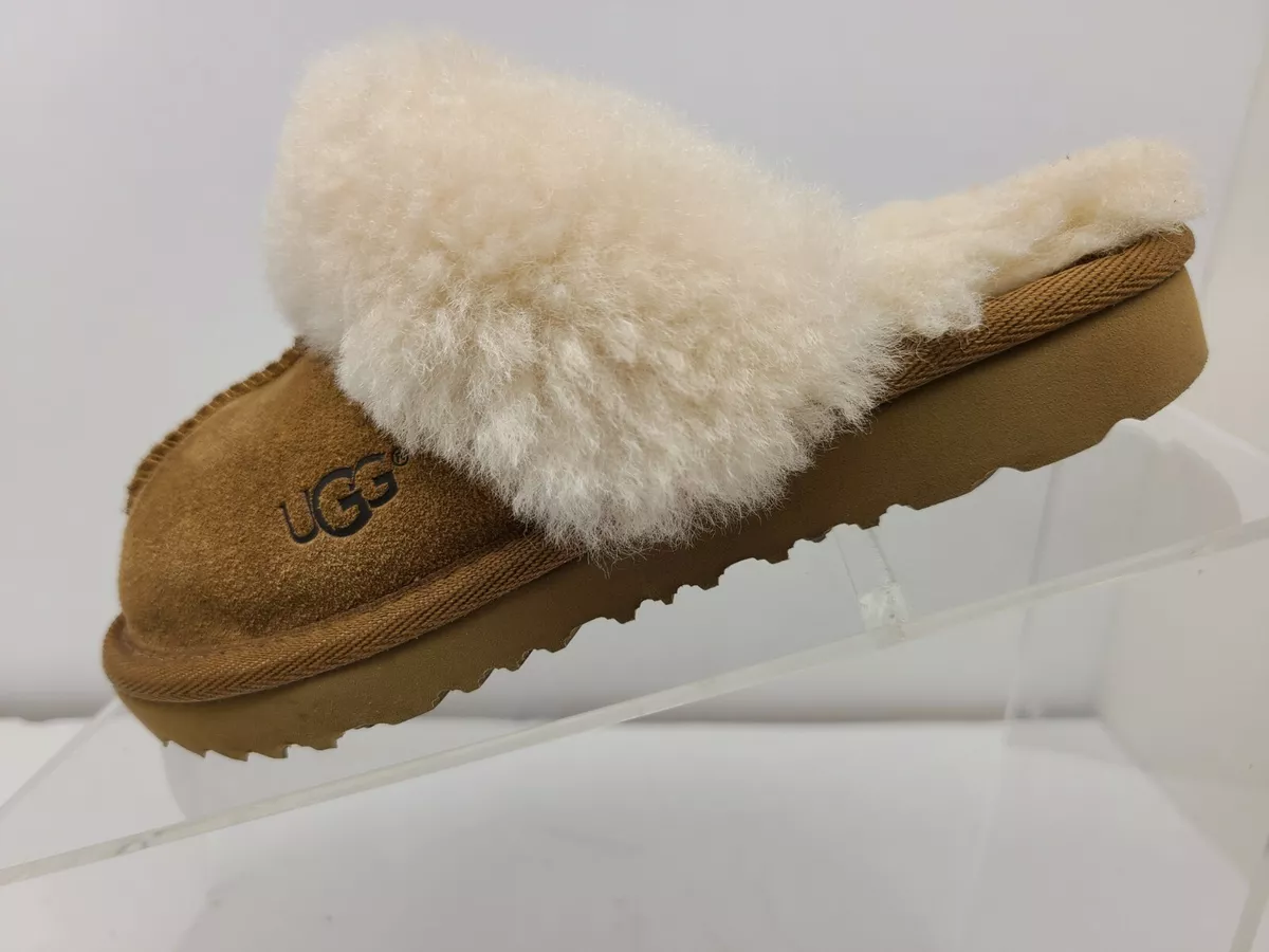 UGG Kids K Cozy II Slipper, Chestnut, US Size 11 EUC