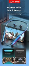 Wireless Earphones Bluetooth 5.3 Neckband Headphones Gaming LED Display