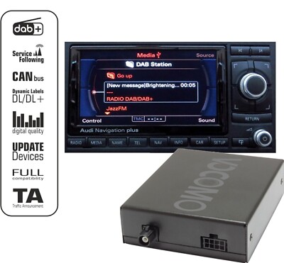 VOCOMO DAB/DAB+ Digital Radio Modul Integration für AUDI, SEAT mit RNS-E