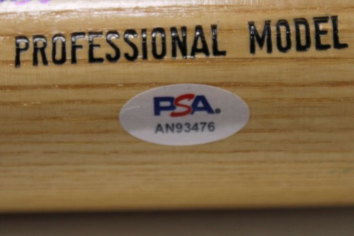 Warren Spahn Bat Signed Auto PSA/DNA Sticker ONLY Braves Adirondack ID:450004 - Picture 3 of 3