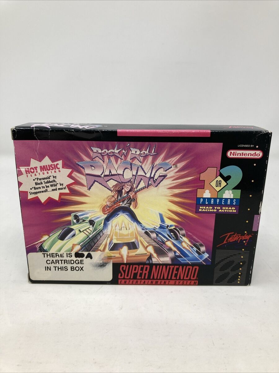 Rock 'n Roll Racing Nintendo SNES In Box No Manual Rock 'n Roll Racing Nintendo SNES In Box No Manual