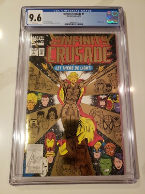 Infinity Crusade 1 CGC 9.6 Marvel Comics 1993, gold foil cover