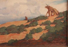 Maynard Dixon Guard of the Cornfield 1922 17"x 22" Archival Art Print