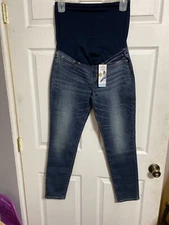 Signature by Levi Strauss & Co. Gold Label Maternity Skinny Jeans Womans M NWT