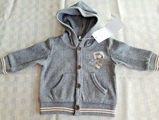 Chicco, Babyjacke, Feinstrick, strukturiert, Bärchen, viele Details, Gr. 56, Neu