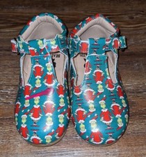 Beauco Kids Grinch toddler girls T strap sandals shoes size 8