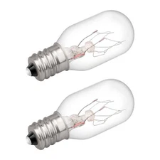 2PCS Dryer light WE05X20431（E12 10W 120V）Replacement for Hotpoint、GE