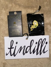 PN Disney Loungefly Princess RAPUNZEL & PASCAL Tangled Hair Floral enamel pin