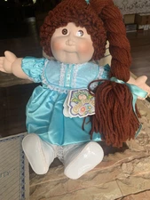 Vtg 1985 PORCELAIN CABBAGE PATCH DOLL “ Melanie Susanne“ 16” New