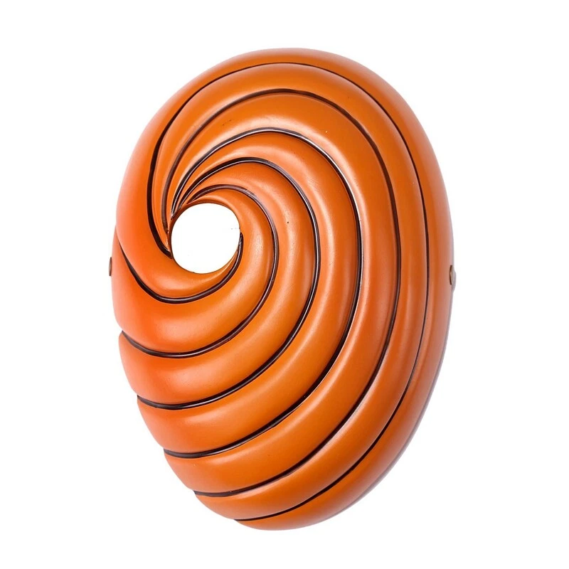 Anime Naruto Akatsuki Tobi Uchiha Obito Costume Mask Helmet Halloween Cosplay - Image 4 of 4