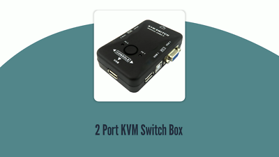 Switch KVM 2 Porte USB 2.0 Connettori USB/VGA - Foto 6