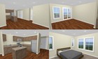 36x40 Apartment with 1-Car 1-RV Garage -- PDF Floor Plan -- 821 sqft -- Model 1F