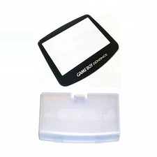 New GLACIER Game Boy Advance Battery Cover + New Screen Lens GBA Replacement